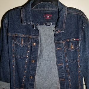 Navy Blue Denim Jean Jacket